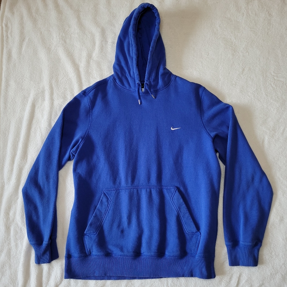 Nike Hoodie Blue Large